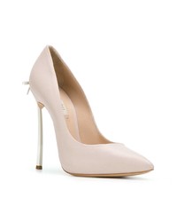 rosa Leder Pumps von Casadei