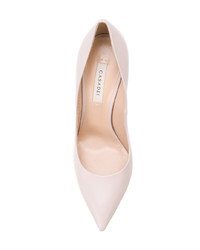 rosa Leder Pumps von Casadei