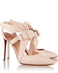 rosa Leder Pumps von Nicholas Kirkwood