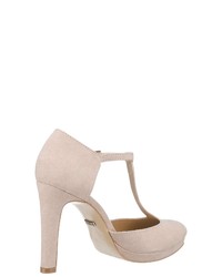 rosa Leder Pumps von Buffalo