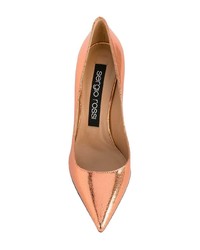 rosa Leder Pumps von Sergio Rossi