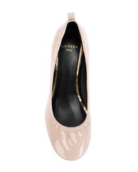 rosa Leder Pumps von Lanvin