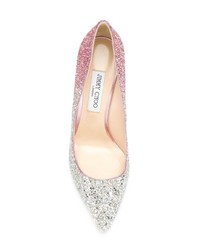 rosa Leder Pumps von Jimmy Choo