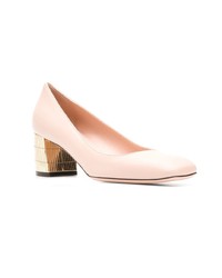 rosa Leder Pumps von Bally