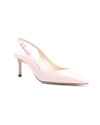 rosa Leder Pumps von Jimmy Choo