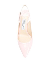 rosa Leder Pumps von Jimmy Choo