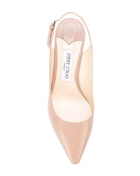 rosa Leder Pumps von Jimmy Choo