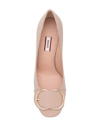 rosa Leder Pumps von Bally