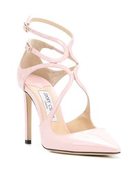 rosa Leder Pumps von Jimmy Choo