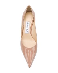 rosa Leder Pumps von Jimmy Choo