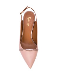 rosa Leder Pumps von Malone Souliers