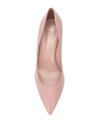 rosa Leder Pumps von Giuseppe Zanotti