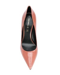 rosa Leder Pumps von Deimille