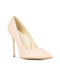 rosa Leder Pumps von Sarah Flint