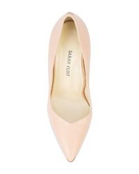 rosa Leder Pumps von Sarah Flint