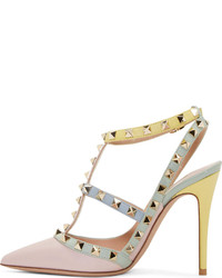 rosa Leder Pumps von Valentino