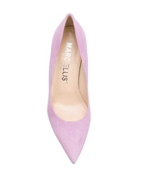 rosa Leder Pumps von Marc Ellis