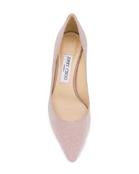 rosa Leder Pumps von Jimmy Choo