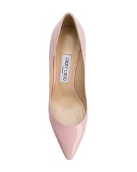 rosa Leder Pumps von Jimmy Choo