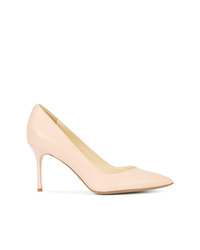 rosa Leder Pumps von Sarah Flint