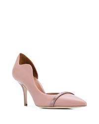 rosa Leder Pumps von Malone Souliers