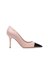 rosa Leder Pumps von Tory Burch