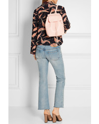 rosa Leder Rucksack von Mansur Gavriel