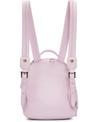 rosa Leder Rucksack von Versace