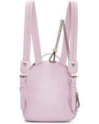 rosa Leder Rucksack von Versace