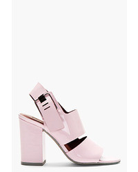 rosa Leder Sandaletten von Alexander Wang