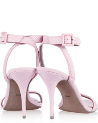 rosa Leder Sandaletten von Alexander Wang