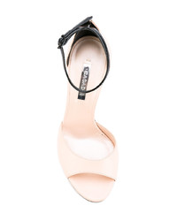 rosa Leder Sandaletten von Casadei