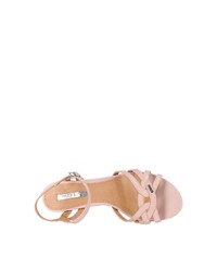rosa Leder Sandaletten von Esprit