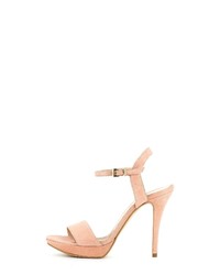 rosa Leder Sandaletten von Evita
