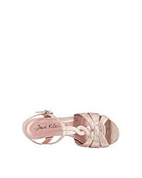 rosa Leder Sandaletten von Jane Klain