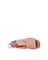rosa Leder Sandaletten von JOLANA & FENENA