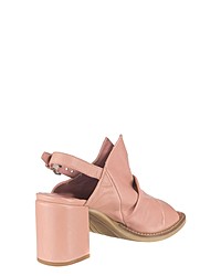 rosa Leder Sandaletten von JOLANA & FENENA