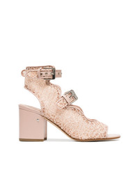 rosa Leder Sandaletten von Laurence Dacade