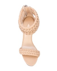 rosa Leder Sandaletten von Altuzarra