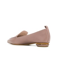 rosa Leder Slipper von Nicholas Kirkwood