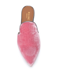 rosa Leder Slipper von Malone Souliers