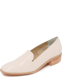 rosa Leder Slipper von Rachel Comey