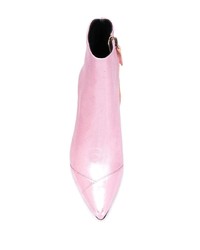 rosa Leder Stiefeletten von Isabel Marant