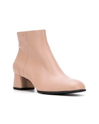 rosa Leder Stiefeletten von Camper