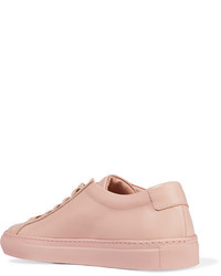 rosa Leder Turnschuhe von Common Projects