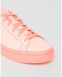 rosa Leder Turnschuhe von adidas