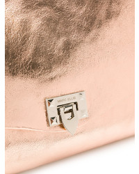 rosa Leder Umhängetasche von Marc Ellis