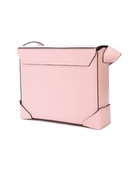 rosa Leder Umhängetasche von Manu Atelier