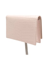 rosa Leder Umhängetasche von Saint Laurent