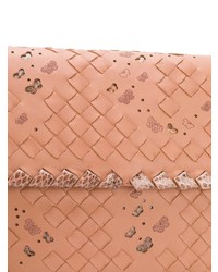 rosa Leder Umhängetasche von Bottega Veneta